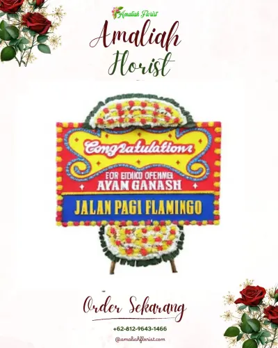 Bunga Papan Congratulation di Belancan